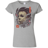 T-Shirts Sport Grey / S Oni Slasher Mask Junior Slimmer-Fit T-Shirt