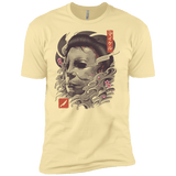 T-Shirts Banana Cream / X-Small Oni Slasher Mask Men's Premium T-Shirt