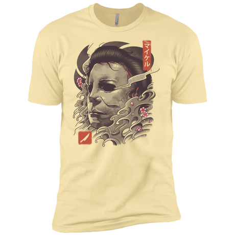 T-Shirts Banana Cream / X-Small Oni Slasher Mask Men's Premium T-Shirt