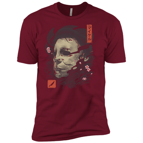 T-Shirts Cardinal / X-Small Oni Slasher Mask Men's Premium T-Shirt