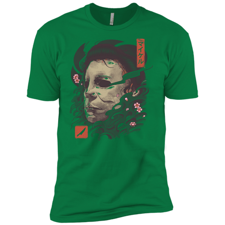 T-Shirts Kelly Green / X-Small Oni Slasher Mask Men's Premium T-Shirt