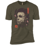 T-Shirts Military Green / X-Small Oni Slasher Mask Men's Premium T-Shirt