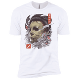 T-Shirts White / X-Small Oni Slasher Mask Men's Premium T-Shirt