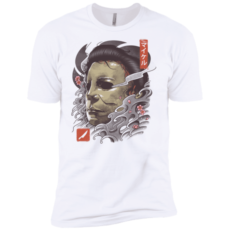 T-Shirts White / X-Small Oni Slasher Mask Men's Premium T-Shirt
