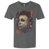 T-Shirts Heavy Metal / X-Small Oni Slasher Mask Men's Premium V-Neck