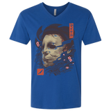 T-Shirts Royal / X-Small Oni Slasher Mask Men's Premium V-Neck