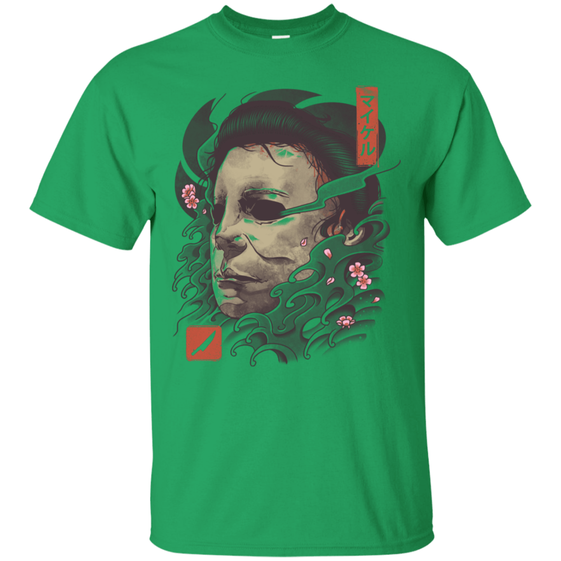 T-Shirts Irish Green / S Oni Slasher Mask T-Shirt