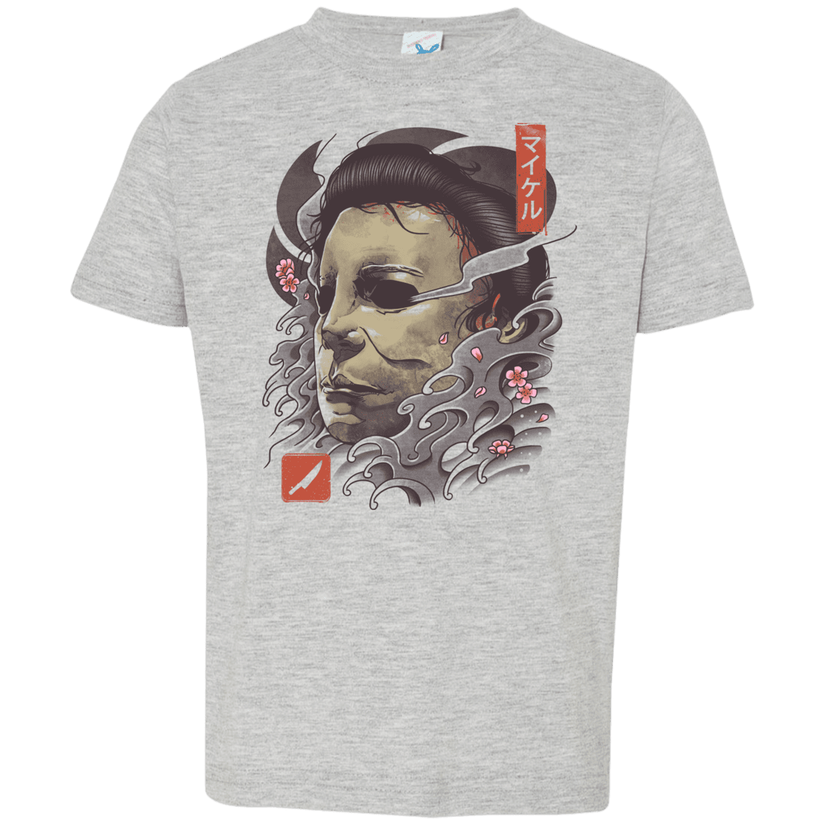 T-Shirts Heather Grey / 2T Oni Slasher Mask Toddler Premium T-Shirt