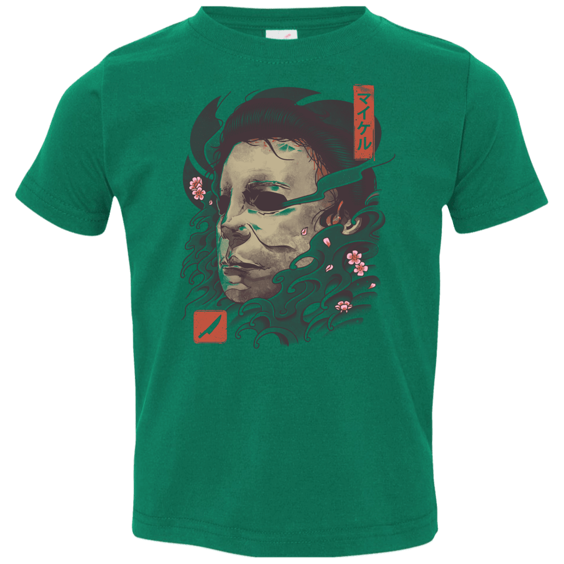 T-Shirts Kelly / 2T Oni Slasher Mask Toddler Premium T-Shirt