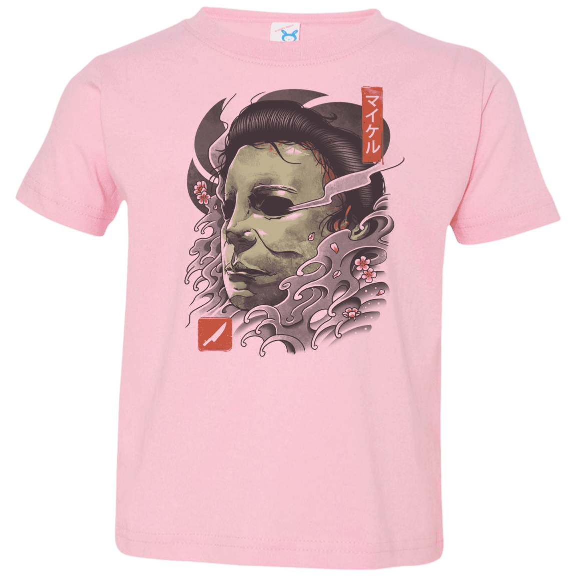 T-Shirts Pink / 2T Oni Slasher Mask Toddler Premium T-Shirt