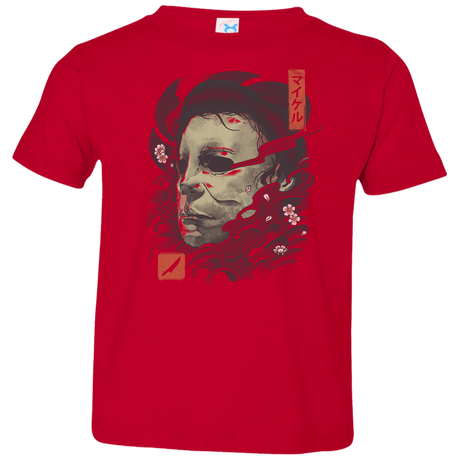 T-Shirts Red / 2T Oni Slasher Mask Toddler Premium T-Shirt