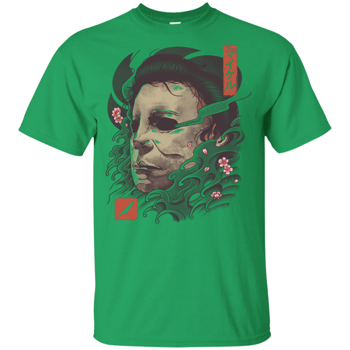 T-Shirts Irish Green / YXS Oni Slasher Mask Youth T-Shirt