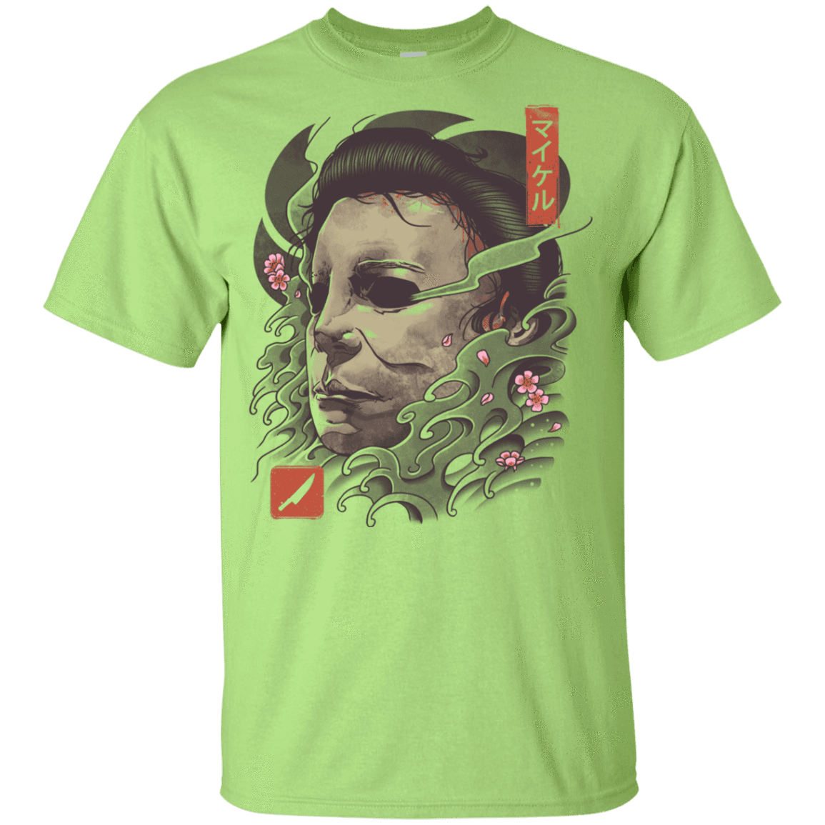 T-Shirts Mint Green / YXS Oni Slasher Mask Youth T-Shirt