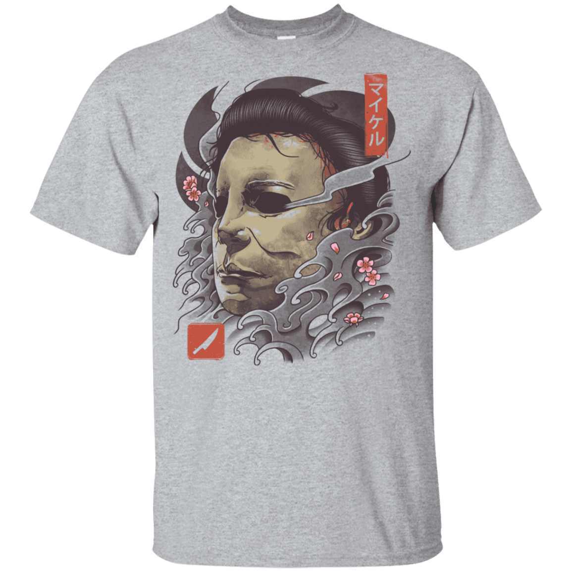 T-Shirts Sport Grey / YXS Oni Slasher Mask Youth T-Shirt