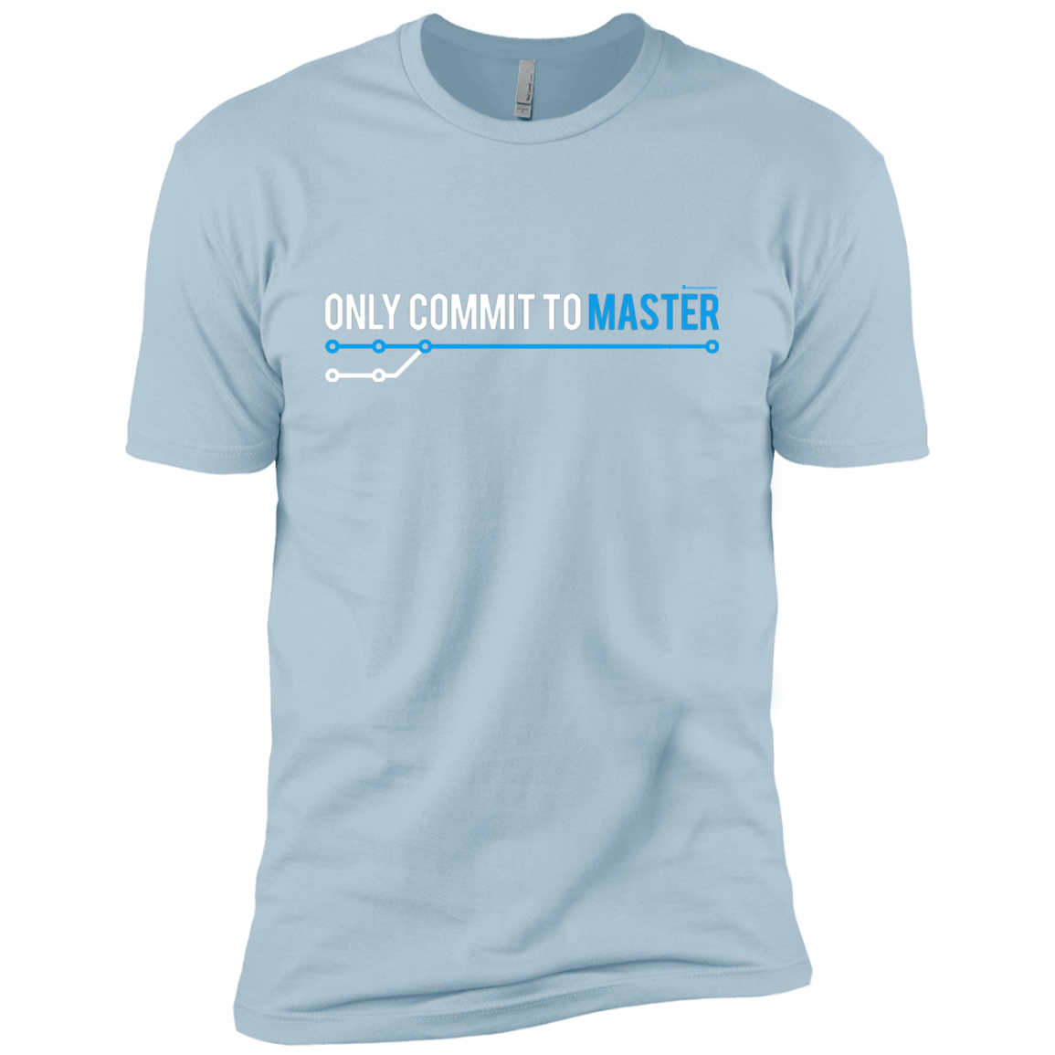 T-Shirts Light Blue / YXS Only Commit To Master Boys Premium T-Shirt