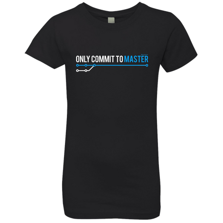T-Shirts Black / YXS Only Commit To Master Girls Premium T-Shirt