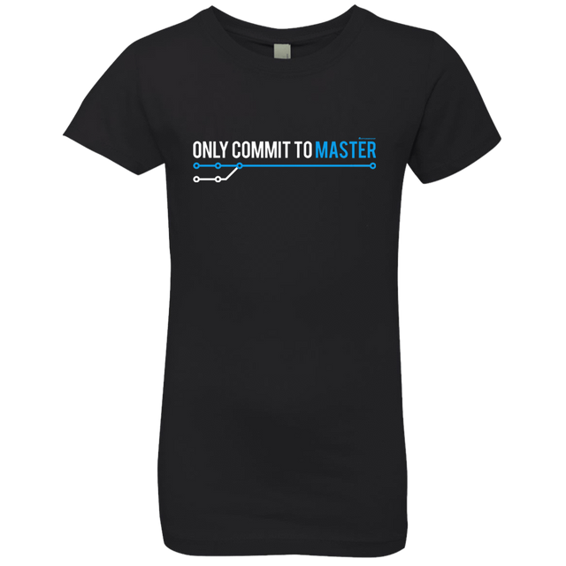 T-Shirts Black / YXS Only Commit To Master Girls Premium T-Shirt