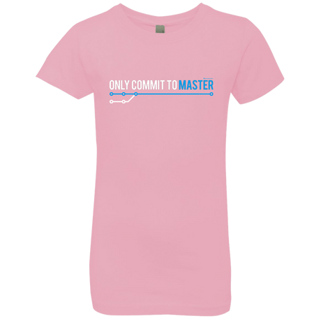 T-Shirts Light Pink / YXS Only Commit To Master Girls Premium T-Shirt