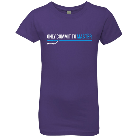 T-Shirts Purple Rush / YXS Only Commit To Master Girls Premium T-Shirt