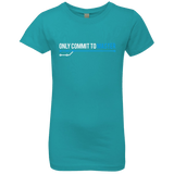 T-Shirts Tahiti Blue / YXS Only Commit To Master Girls Premium T-Shirt