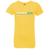 T-Shirts Vibrant Yellow / YXS Only Commit To Master Girls Premium T-Shirt