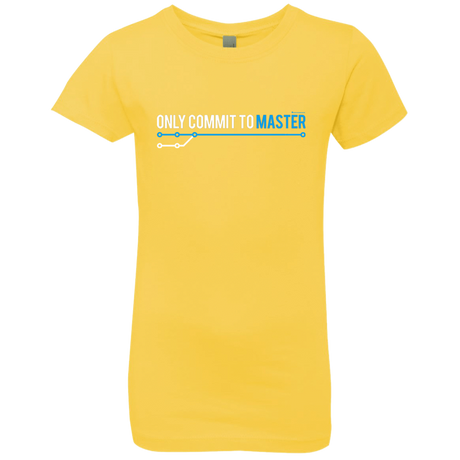 T-Shirts Vibrant Yellow / YXS Only Commit To Master Girls Premium T-Shirt