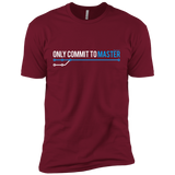 T-Shirts Cardinal / X-Small Only Commit To Master Men's Premium T-Shirt