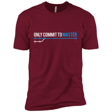 T-Shirts Cardinal / X-Small Only Commit To Master Men's Premium T-Shirt