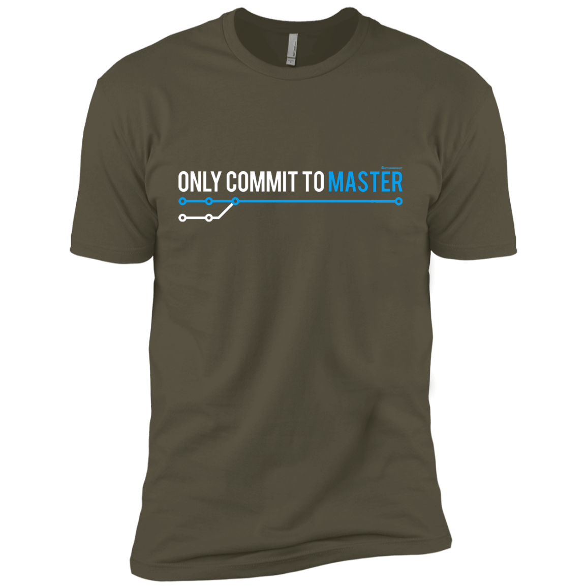 T-Shirts Military Green / X-Small Only Commit To Master Men's Premium T-Shirt