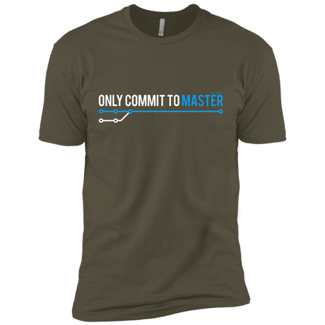 T-Shirts Military Green / X-Small Only Commit To Master Men's Premium T-Shirt