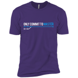 T-Shirts Purple Rush/ / X-Small Only Commit To Master Men's Premium T-Shirt