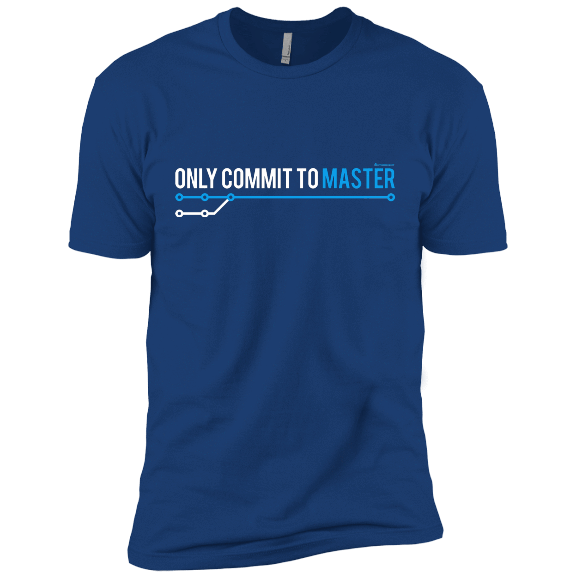 T-Shirts Royal / X-Small Only Commit To Master Men's Premium T-Shirt
