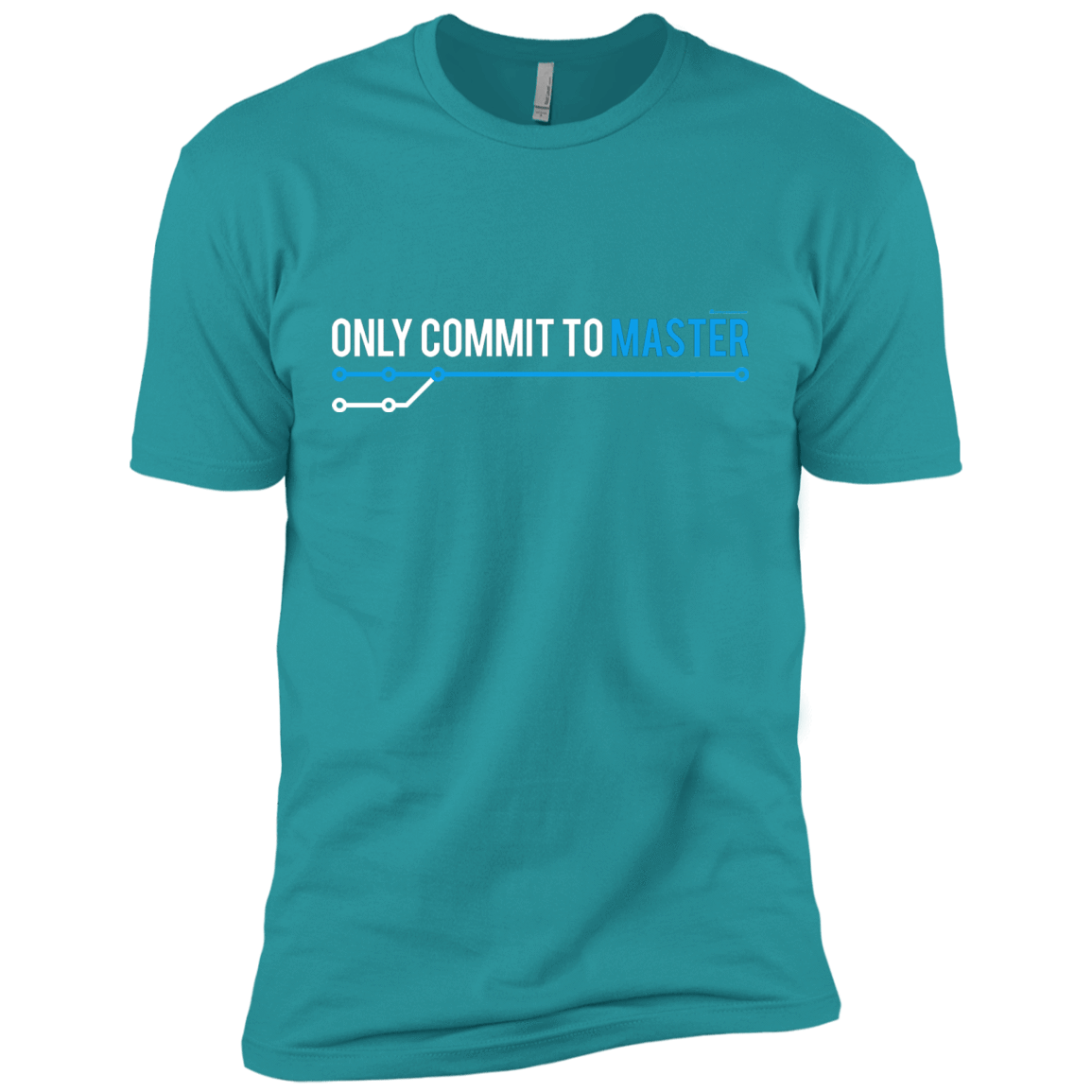 T-Shirts Tahiti Blue / X-Small Only Commit To Master Men's Premium T-Shirt