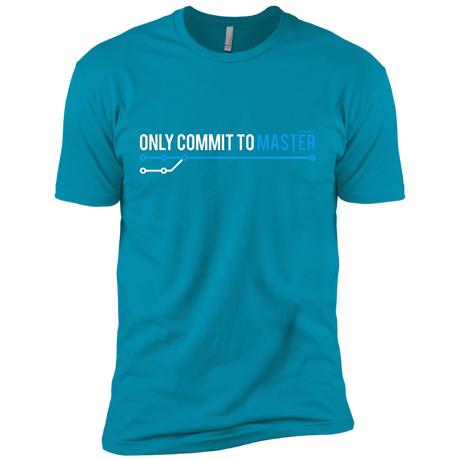 T-Shirts Turquoise / X-Small Only Commit To Master Men's Premium T-Shirt