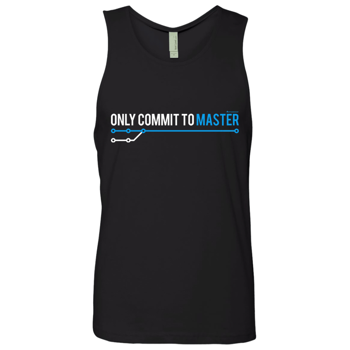 T-Shirts Black / Small Only Commit To Master Men's Premium Tank Top