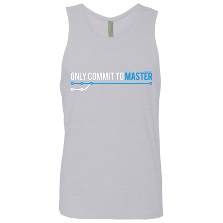 T-Shirts Heather Grey / Small Only Commit To Master Men's Premium Tank Top