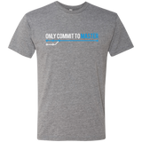 T-Shirts Premium Heather / Small Only Commit To Master Men's Triblend T-Shirt