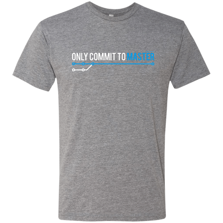 T-Shirts Premium Heather / Small Only Commit To Master Men's Triblend T-Shirt