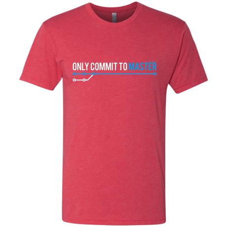 T-Shirts Vintage Red / Small Only Commit To Master Men's Triblend T-Shirt