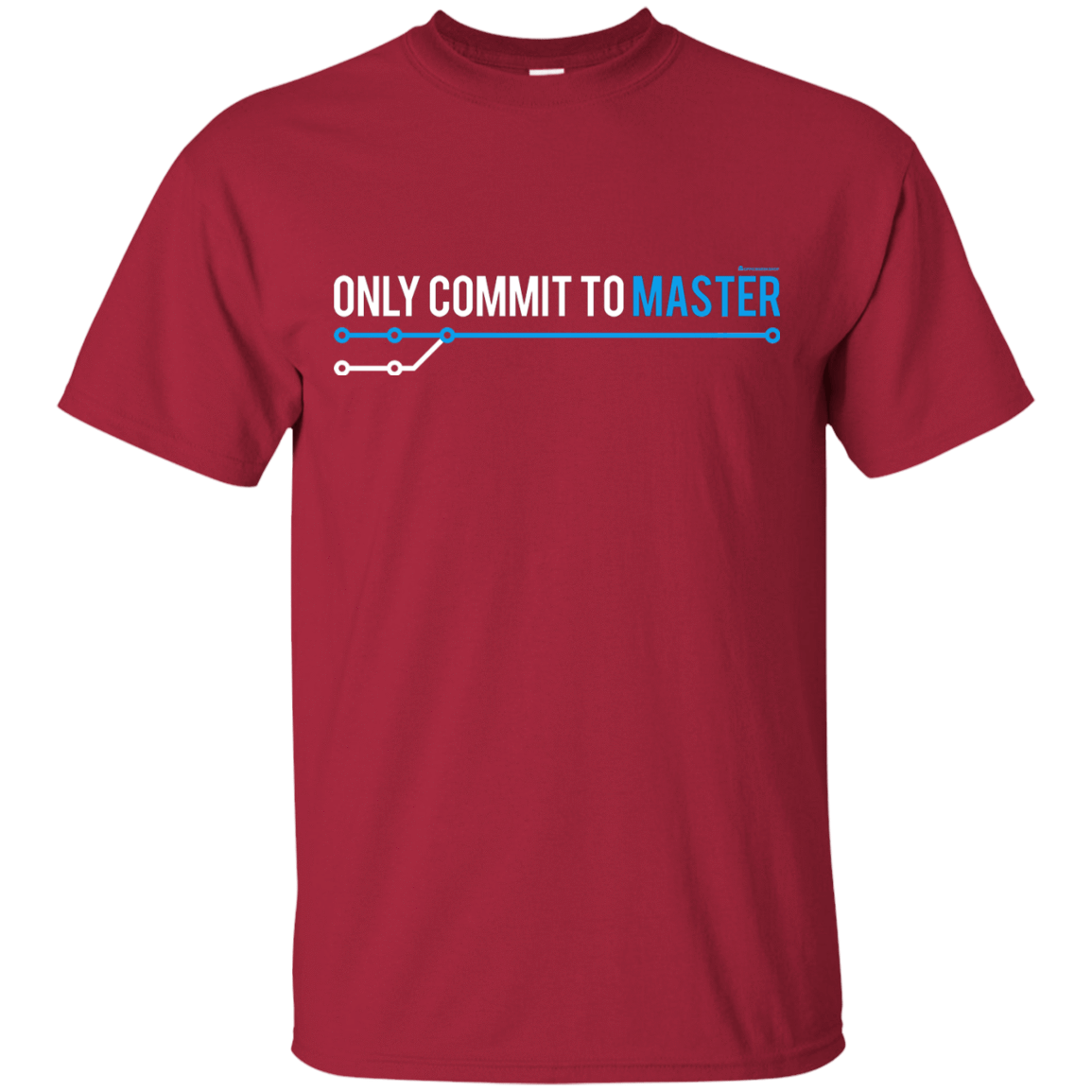 T-Shirts Cardinal / Small Only Commit To Master T-Shirt