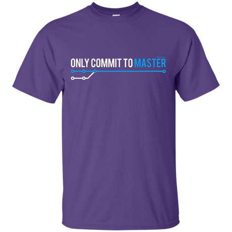 T-Shirts Purple / Small Only Commit To Master T-Shirt
