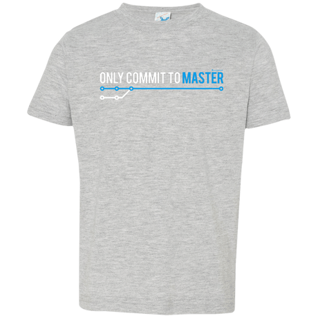 T-Shirts Heather Grey / 2T Only Commit To Master Toddler Premium T-Shirt