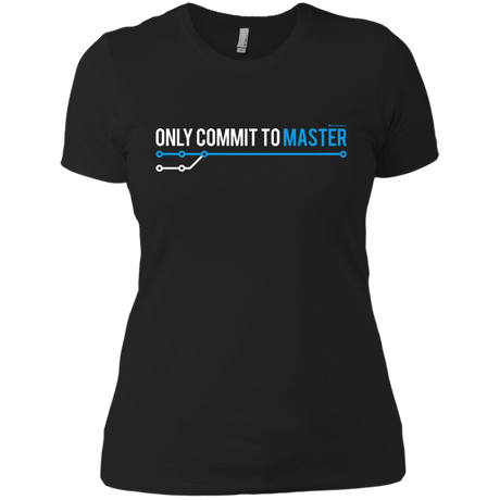 T-Shirts Black / X-Small Only Commit To Master Women's Premium T-Shirt