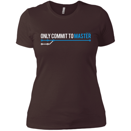 T-Shirts Dark Chocolate / X-Small Only Commit To Master Women's Premium T-Shirt