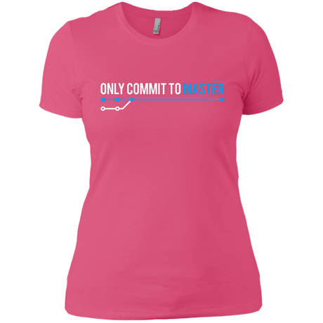 T-Shirts Hot Pink / X-Small Only Commit To Master Women's Premium T-Shirt