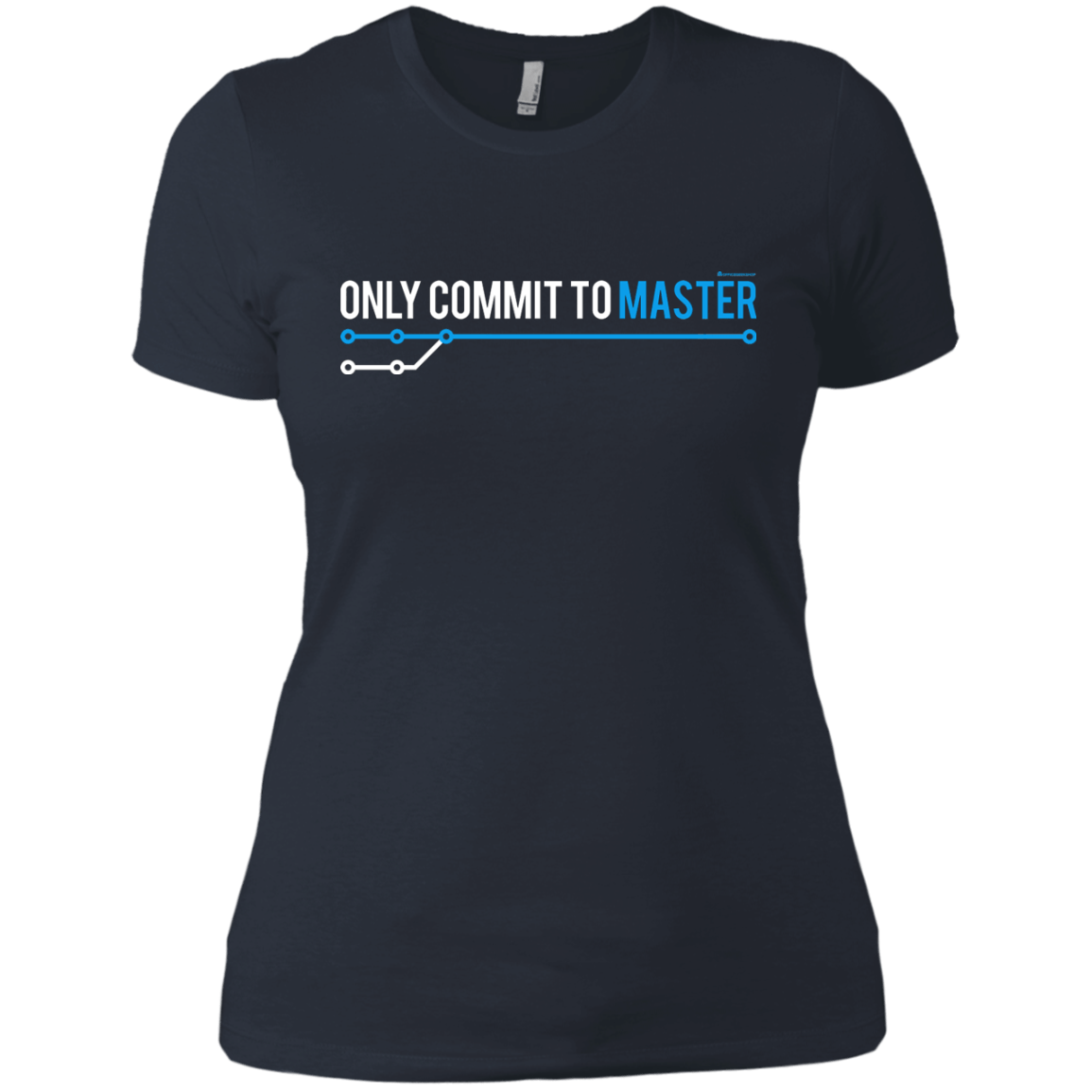 T-Shirts Indigo / X-Small Only Commit To Master Women's Premium T-Shirt