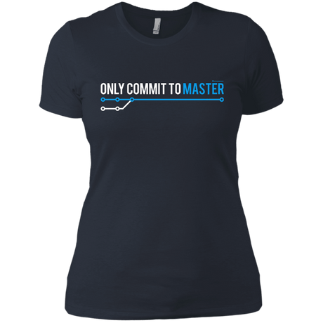 T-Shirts Indigo / X-Small Only Commit To Master Women's Premium T-Shirt