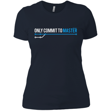 T-Shirts Midnight Navy / X-Small Only Commit To Master Women's Premium T-Shirt