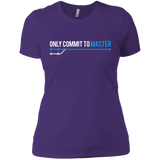 T-Shirts Purple Rush/ / X-Small Only Commit To Master Women's Premium T-Shirt
