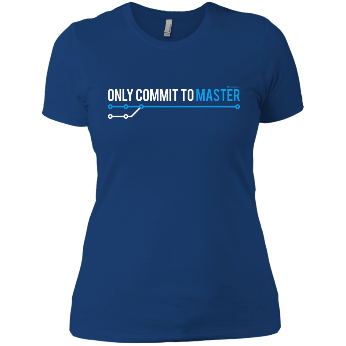 T-Shirts Royal / X-Small Only Commit To Master Women's Premium T-Shirt
